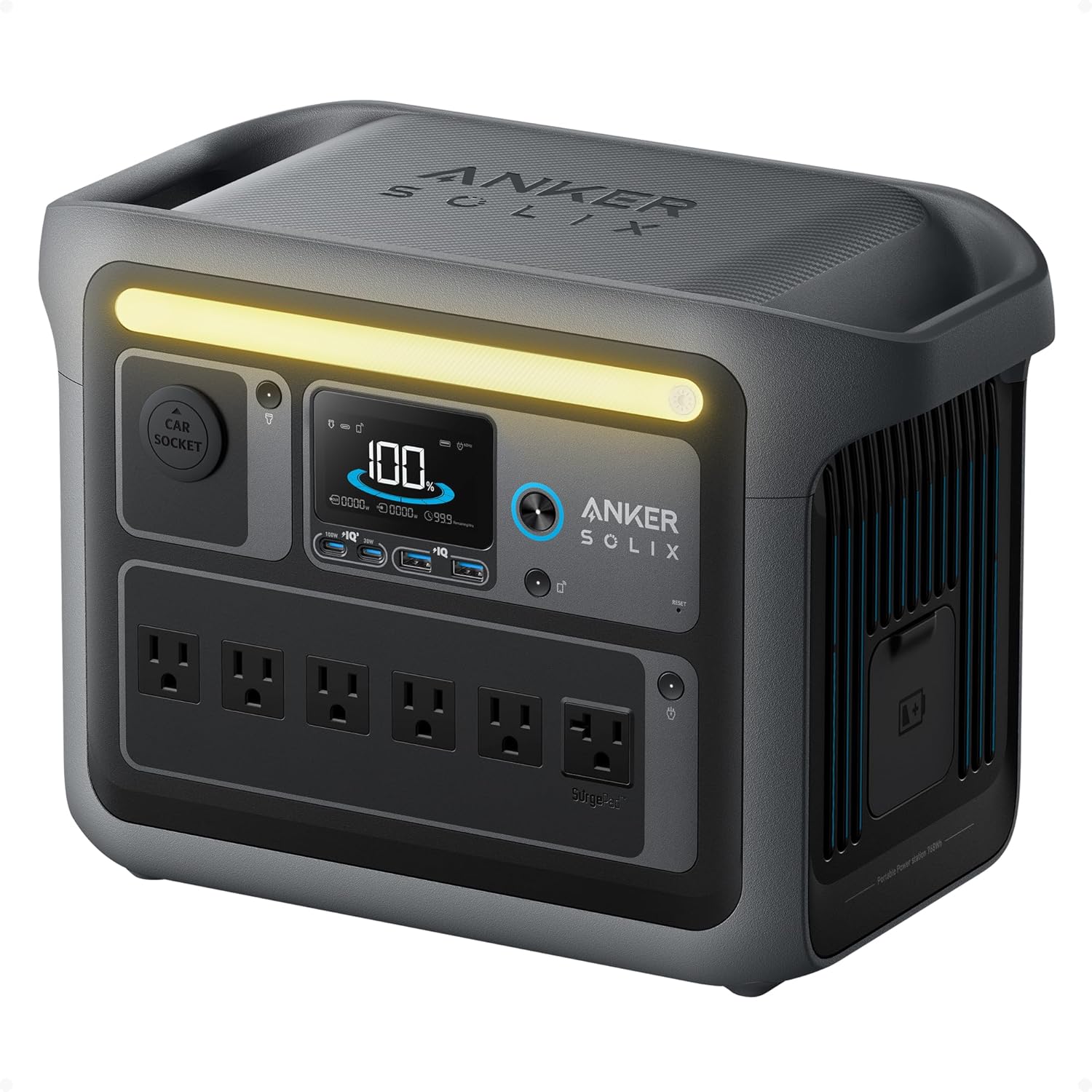 Estación de energía portátil Anker SOLIX C1000X
